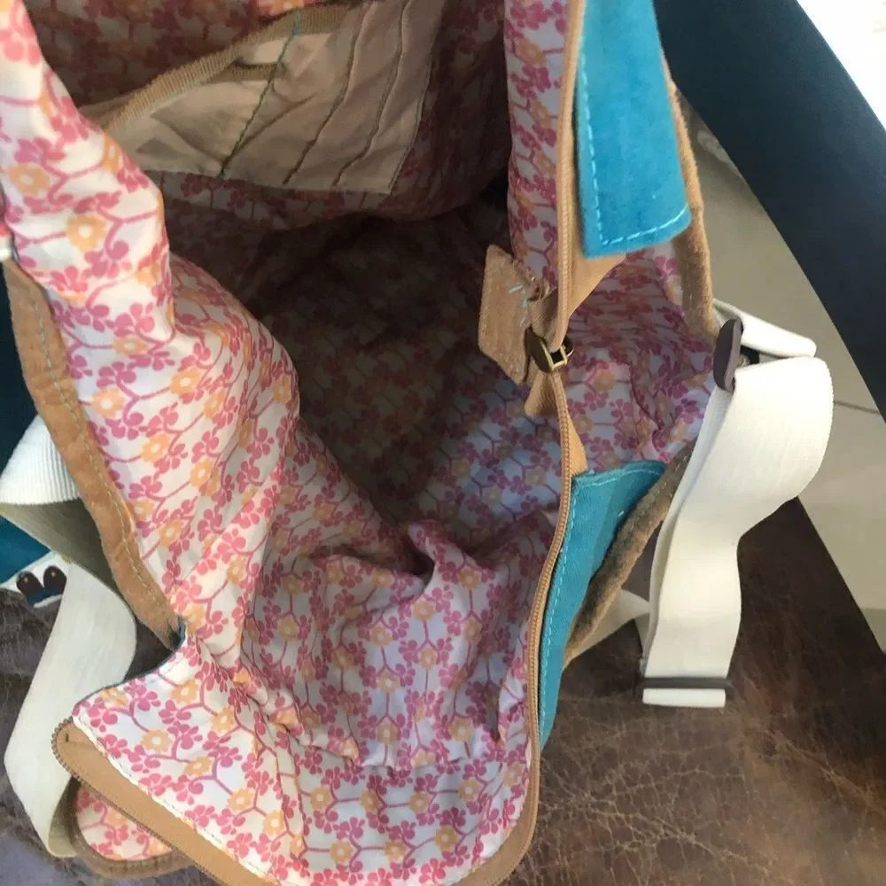 Embark For Target turquoise textile hobos bag